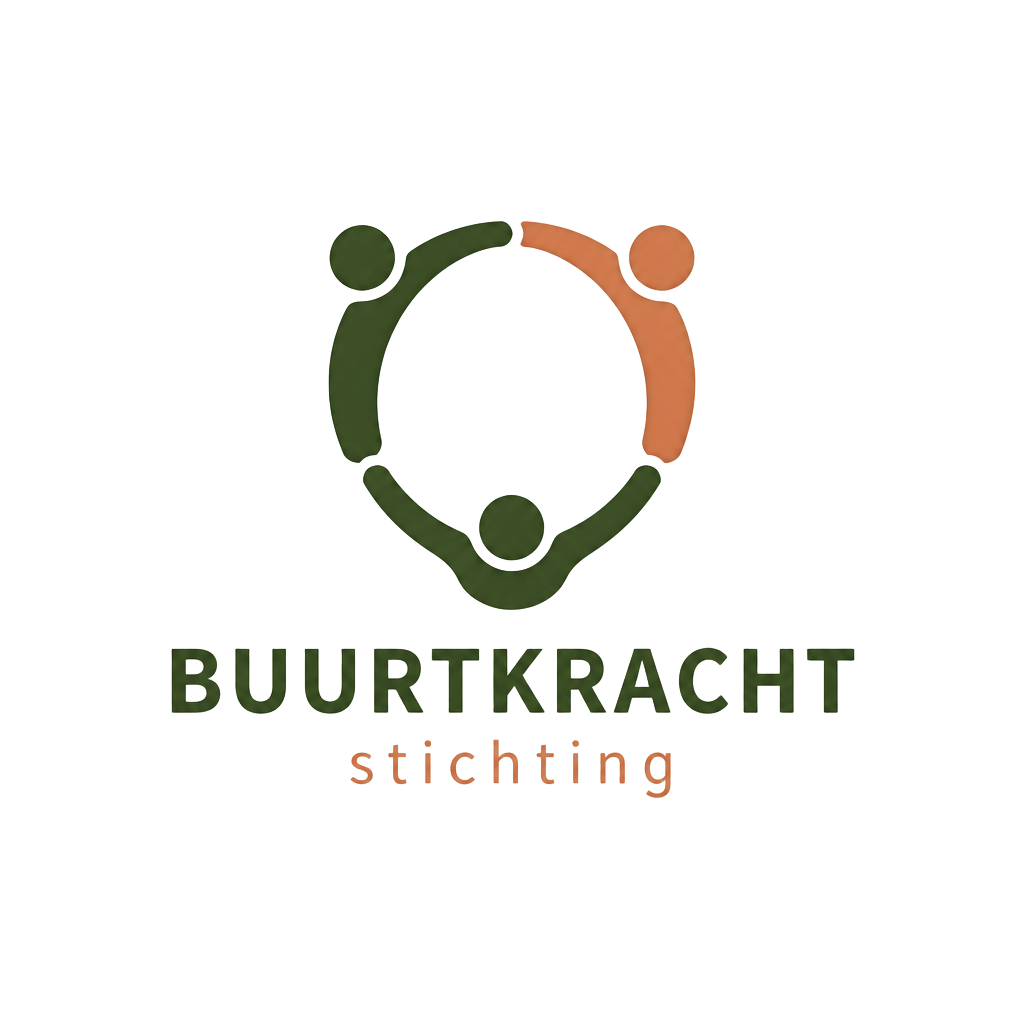 Voorbeeldlogo Stichting Buurtkracht (fictieve organisatie)